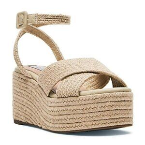NWOB Steven New York Ramey Espadrille Platform Wedge Sandal Size 10 (MSRP $130)